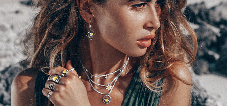 Golden Glow: The Radiant Allure Of Dainty Citrine Rings